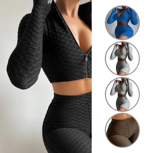women's tracksuits zipper quick-drying solid color long sleeve shorts sport suit for running, Gray
women's tracksuits zipper quick-drying solid color long sleeve shorts sport suit for running, Gray