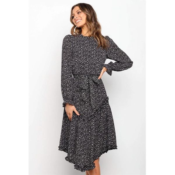 casual dresses arrival vintage boho clothing for women dress night boheimian ruffles bows full korean, Black;gray
casual dresses arrival vintage boho clothing for women dress night boheimian ruffles bows full korean, Black;gray