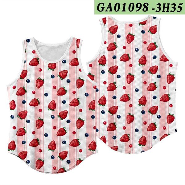 men sleeveless shirts fruit print tank fitness shirt singlet bodybuilding workout gym beach vest, White;black
men sleeveless shirts fruit print tank fitness shirt singlet bodybuilding workout gym beach vest, White;black