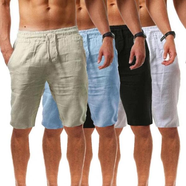men's shorts men solid color breathable cotton linen drawstring mid rise short pants knee-length for running pantalones cortos, White;black
men's shorts men solid color breathable cotton linen drawstring mid rise short pants knee-length for running pantalones cortos, White;black