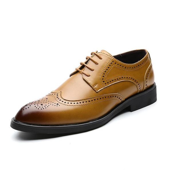 dress shoes men handmade carved brogue style paty leather wedding flats oxfords formal, Black
dress shoes men handmade carved brogue style paty leather wedding flats oxfords formal, Black
