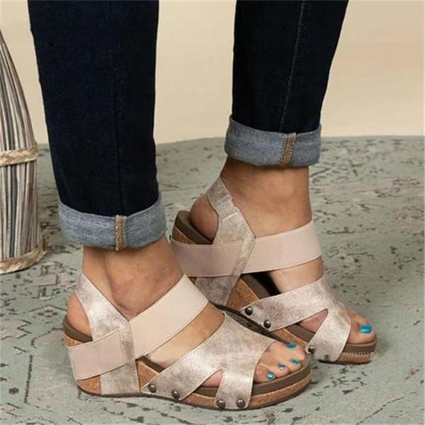 sandals high heels wedge slippers women leather beach summer platform strap shoes ankle pu plus size43, Black
sandals high heels wedge slippers women leather beach summer platform strap shoes ankle pu plus size43, Black