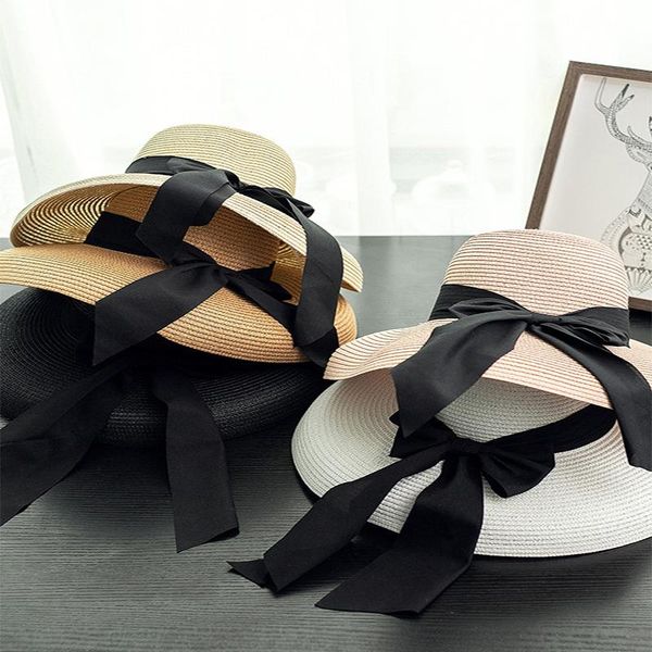 wide brim hats 2021 fishion summer women's big bow sun hat hepburn style vintage side straw solid color anti-uv holiday beach, Blue;gray
wide brim hats 2021 fishion summer women's big bow sun hat hepburn style vintage side straw solid color anti-uv holiday beach, Blue;gray