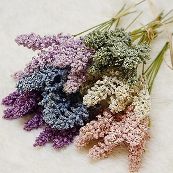 decorative flowers & wreaths 6pcs/pack artificial vanilla mini foam berry spike bouquet for home plant wall decoration cereals heap
decorative flowers & wreaths 6pcs/pack artificial vanilla mini foam berry spike bouquet for home plant wall decoration cereals heap
