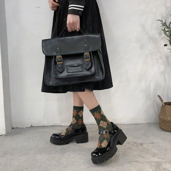 small leather shoes women 2021 spring models mary jane shoes women's japanese high heels retro platform women, Black
small leather shoes women 2021 spring models mary jane shoes women's japanese high heels retro platform women, Black