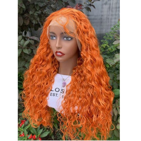 synthetic wigs curly lace front for women orange middle part makeup heat resistant fiber hair high density, Black
synthetic wigs curly lace front for women orange middle part makeup heat resistant fiber hair high density, Black