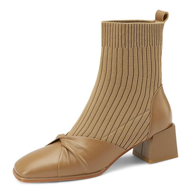 boots genuine leather knitting women's warm winter est working office lady shoes for women 2021 high heels femae ankle, Black
boots genuine leather knitting women's warm winter est working office lady shoes for women 2021 high heels femae ankle, Black