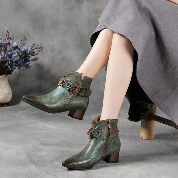 boots female genuine leather pointed toe shoes women 2021 autumn winter lady retro zip sewing handmade flower platform, Black
boots female genuine leather pointed toe shoes women 2021 autumn winter lady retro zip sewing handmade flower platform, Black