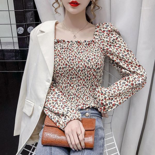 fashion floral print blouse women spring cute puff sleeve blusas womens and blouses pink black apricot 1632 women's & shirts, White
fashion floral print blouse women spring cute puff sleeve blusas womens and blouses pink black apricot 1632 women's & shirts, White