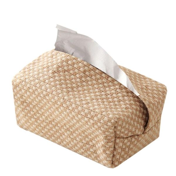 tissue boxes & napkins japanese-style jute case napkin holder for living room table container home car papers dispenser
tissue boxes & napkins japanese-style jute case napkin holder for living room table container home car papers dispenser