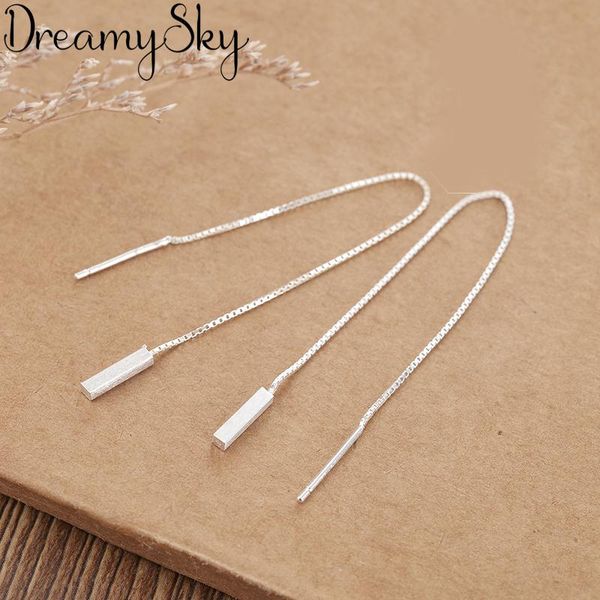 stud dreamysky brand ear jewelry 925 sterling silver statement line earrings for women ladies girls long femme gifts brincos, Golden;silver
stud dreamysky brand ear jewelry 925 sterling silver statement line earrings for women ladies girls long femme gifts brincos, Golden;silver