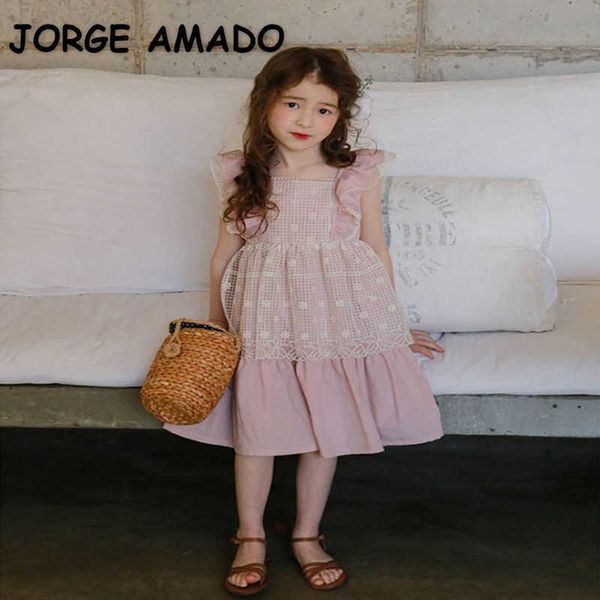 korean style summer teenagers girls dress fake two lace sling princess dresses children cute kids clothes e703 210610, Red;yellow
korean style summer teenagers girls dress fake two lace sling princess dresses children cute kids clothes e703 210610, Red;yellow