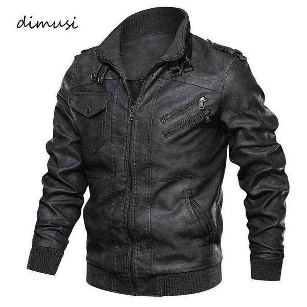 dimusi mens leather jacket male motorcycle pu leather jackets faux biker coats casual men slim windbreaker jackets clothing y1122, Black;brown
dimusi mens leather jacket male motorcycle pu leather jackets faux biker coats casual men slim windbreaker jackets clothing y1122, Black;brown