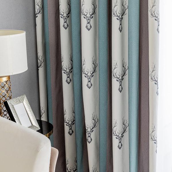 striped modern simplicity printed deer curtains for living room kids curtain window for bedroom kitchen finished drape door
striped modern simplicity printed deer curtains for living room kids curtain window for bedroom kitchen finished drape door