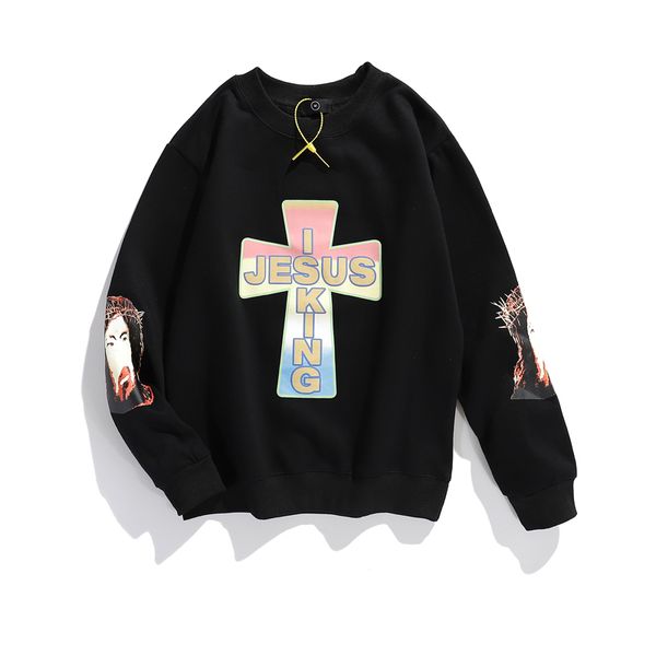 fashion trend men's hoodie casual comfortable pullover printed pattern letter velvet hip hop sweatshirt, Black
fashion trend men's hoodie casual comfortable pullover printed pattern letter velvet hip hop sweatshirt, Black