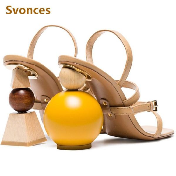 abnormal strange style heels sandals women building block heeled summer string bead dress shoes lady nude/black eu42
abnormal strange style heels sandals women building block heeled summer string bead dress shoes lady nude/black eu42