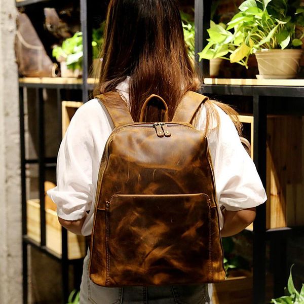 backpack 2021 simple texture women backpacks female genuine leathe casual vintage travel bag multifunction lapmen
backpack 2021 simple texture women backpacks female genuine leathe casual vintage travel bag multifunction lapmen