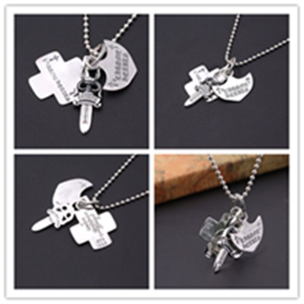 925 sterling silver sword cross anchor necklace pendants without chain american european punk style antique vintage luxury jewelry accessori
925 sterling silver sword cross anchor necklace pendants without chain american european punk style antique vintage luxury jewelry accessori