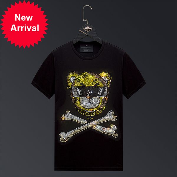 More Size 2021 Fashion Bear Strass T-shirts Men Make Short Sleeves Summer Streetwear Thin Man's Neck Dp65, White;black
More Size 2021 Fashion Bear Strass T-shirts Men Make Short Sleeves Summer Streetwear Thin Man's Neck Dp65, White;black