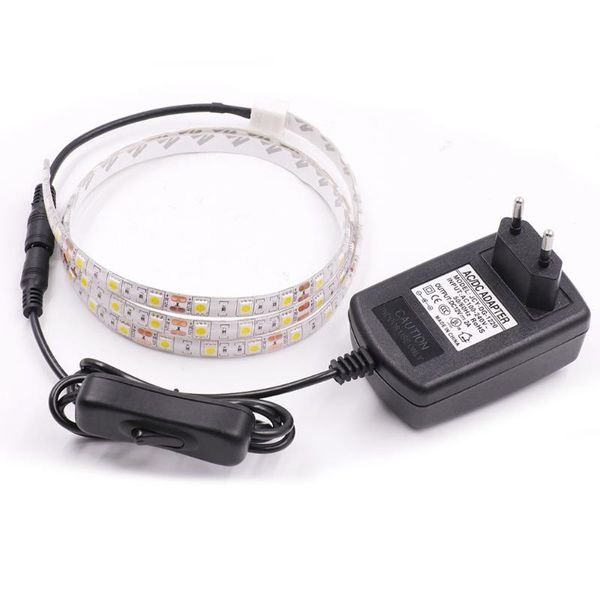 strips 12v led strip smd light waterproof tape kitchen tv backlight with power adapter/switch home decoration lighting
strips 12v led strip smd light waterproof tape kitchen tv backlight with power adapter/switch home decoration lighting