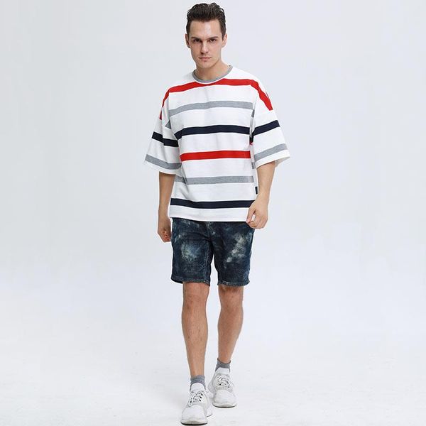 men's t-shirts european style outdoor stripe men t-shirt summer 2021 plus size casual loose sports short-sleeve tees high quality, White;black
men's t-shirts european style outdoor stripe men t-shirt summer 2021 plus size casual loose sports short-sleeve tees high quality, White;black