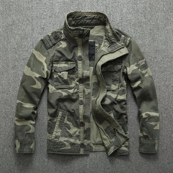 men's jackets men loose camo jacket oversize green cargo sportswear man thick military denim winter camouflage coat male overall xxl, Black;brown
men's jackets men loose camo jacket oversize green cargo sportswear man thick military denim winter camouflage coat male overall xxl, Black;brown