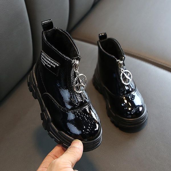 boots size 23-34 children casual leather plus fleece boys girls kids waterproof thickened winter warm cotton snow, Black;grey
boots size 23-34 children casual leather plus fleece boys girls kids waterproof thickened winter warm cotton snow, Black;grey