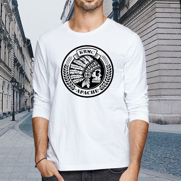 autumn new men's long sve t-shirt men's round neck cotton casual loose large t-shirt, White;black
autumn new men's long sve t-shirt men's round neck cotton casual loose large t-shirt, White;black