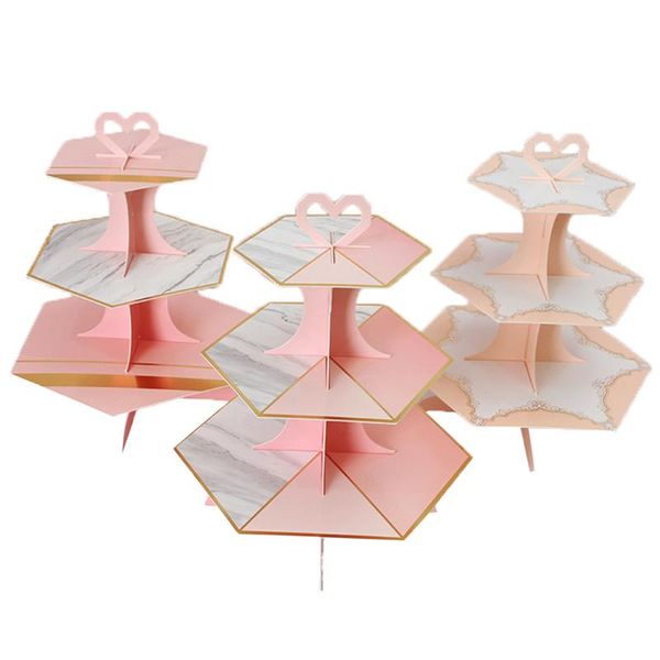 other bakeware 3 tier cake stand hexagon cupcake display holder party tableware paper tray decorative rack tools
other bakeware 3 tier cake stand hexagon cupcake display holder party tableware paper tray decorative rack tools