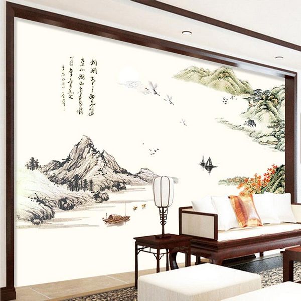 wall stickers landscape painting for room bedroom study decoration chinese style large finish
wall stickers landscape painting for room bedroom study decoration chinese style large finish