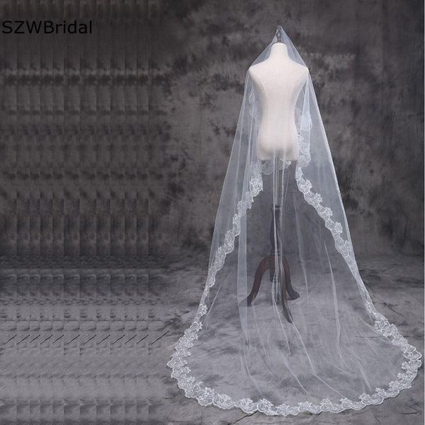 bridal veils arrival 3 meter long wedding lace edge accessories white ivory veil boda vail bride, Black
bridal veils arrival 3 meter long wedding lace edge accessories white ivory veil boda vail bride, Black