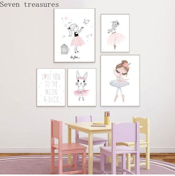 paintings kids room poster pink children baby decor nursery wallpainting art canvas prints ballet girl bedroom picture
paintings kids room poster pink children baby decor nursery wallpainting art canvas prints ballet girl bedroom picture