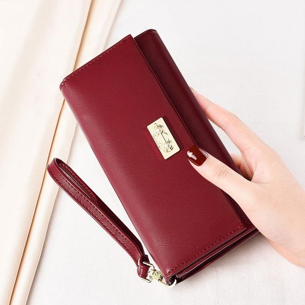 purse wallet women's long simple versatile atmosphere handbag small bag holding multi-functional zipper large capacity, White
purse wallet women's long simple versatile atmosphere handbag small bag holding multi-functional zipper large capacity, White