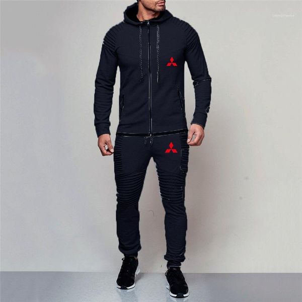 men's tracksuits 2021 year mitsubishi brand harajuku style spring autumn sets zip hoodie pants casual fashion delicate print suit, Gray
men's tracksuits 2021 year mitsubishi brand harajuku style spring autumn sets zip hoodie pants casual fashion delicate print suit, Gray