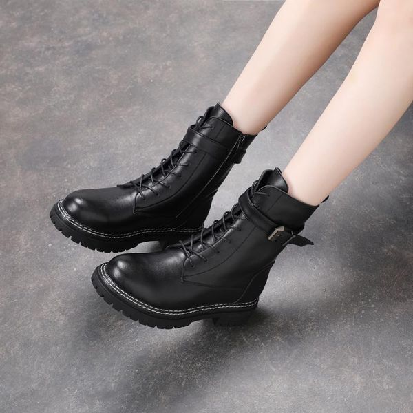boots boot female england retro high street fashion cowhide soft sewing women winter shoes woman botas mujer handmade, Black
boots boot female england retro high street fashion cowhide soft sewing women winter shoes woman botas mujer handmade, Black