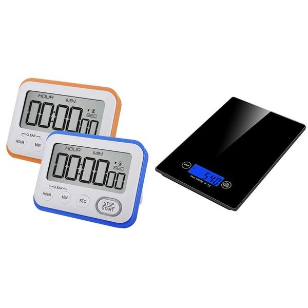 other clocks & accessories kitchen timer 2 pack digital magnetic loud alarm clock with food scale weight electronic
other clocks & accessories kitchen timer 2 pack digital magnetic loud alarm clock with food scale weight electronic