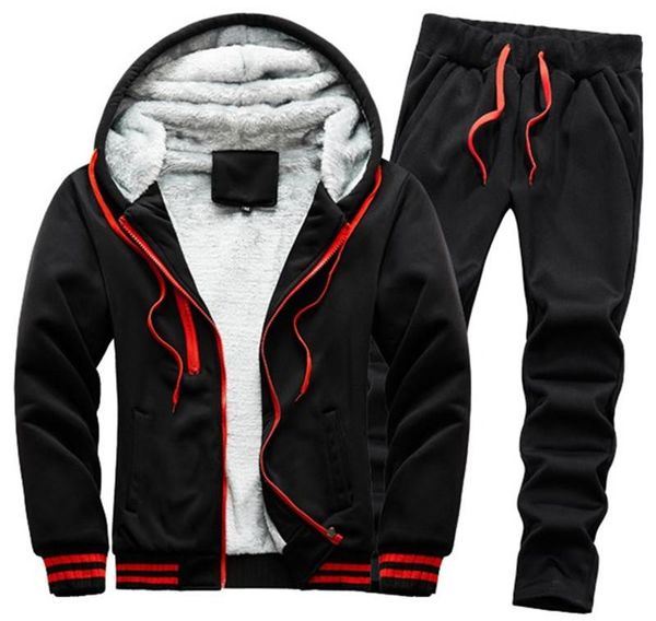 new winter tracksuits men set plus size thicken fleece plush suit winter sweatshirt sportswear set male hooded sporting suits, Gray
new winter tracksuits men set plus size thicken fleece plush suit winter sweatshirt sportswear set male hooded sporting suits, Gray