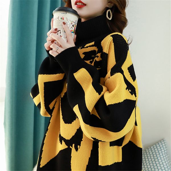 women's sweaters female sweater knitted with turtleneck, knitting baggy, fashion autumn and winter 8z37, White;black
women's sweaters female sweater knitted with turtleneck, knitting baggy, fashion autumn and winter 8z37, White;black