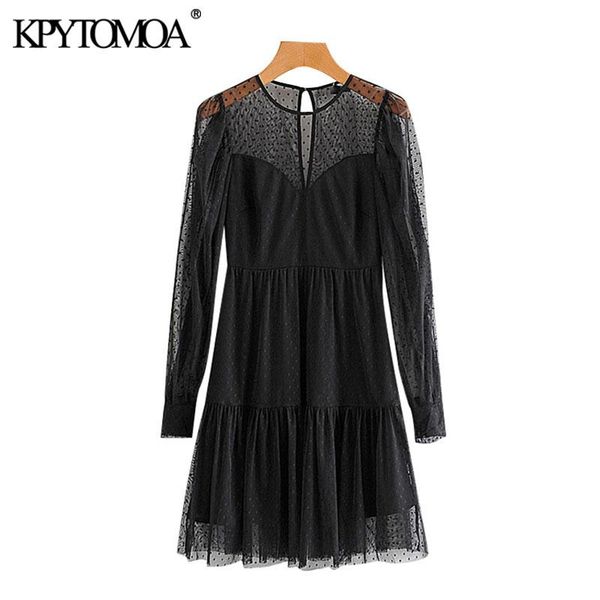 casual dresses kpytomoa women 2021 fashion see through dot mesh mini dress vintage long sleeve with lining female vestidos mujer, Black;gray
casual dresses kpytomoa women 2021 fashion see through dot mesh mini dress vintage long sleeve with lining female vestidos mujer, Black;gray