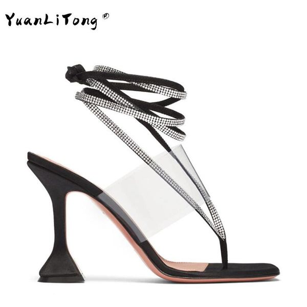 sandals 2021 women strange high heels clip toes square toe diamond lace-up transcription pvc stap shoes, Black
sandals 2021 women strange high heels clip toes square toe diamond lace-up transcription pvc stap shoes, Black