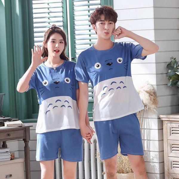 couples pajamas set cartoon printing home clothing lovers casual wear summer woman/man short sleeve shorts sleepwear, Black;red
couples pajamas set cartoon printing home clothing lovers casual wear summer woman/man short sleeve shorts sleepwear, Black;red