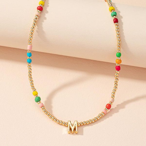 chains 2021 necklace for women korean fashion chain necklaces letter beaded plating zinc alloy clavicle wholesale, Silver
chains 2021 necklace for women korean fashion chain necklaces letter beaded plating zinc alloy clavicle wholesale, Silver
