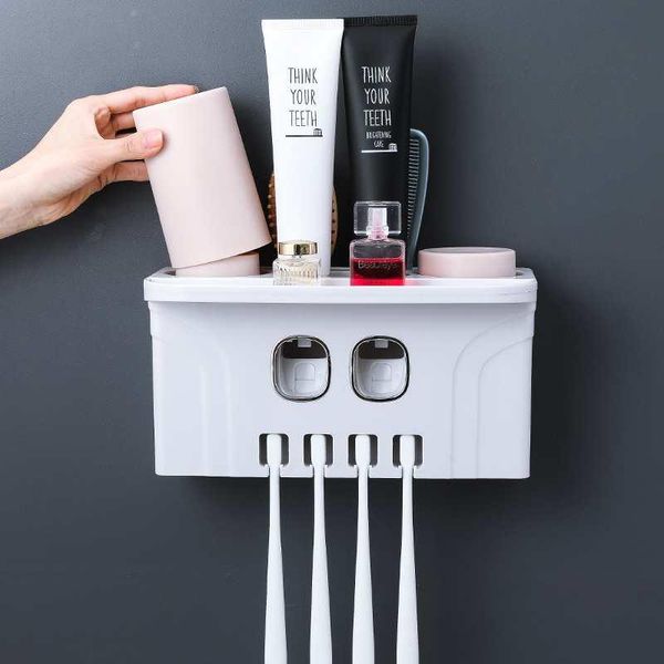 toothbrush holders wall mount holder automatic toothpaste squeezer dispenser inverted cup storage rack bathroom organizer accessories
toothbrush holders wall mount holder automatic toothpaste squeezer dispenser inverted cup storage rack bathroom organizer accessories