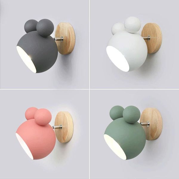 wall lamp wooden lights bedside sconce modern light for bedroom nordic macaroon 6 color steering head e27 85-285v
wall lamp wooden lights bedside sconce modern light for bedroom nordic macaroon 6 color steering head e27 85-285v
