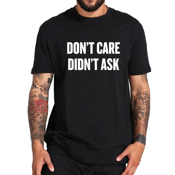 ccccsportDont Care Didnt Ask Funny Sarcastic Novelty T Shirt 100% Natural Cotton Soft High Quality Short Sleeve Camisetas, Red
ccccsportDont Care Didnt Ask Funny Sarcastic Novelty T Shirt 100% Natural Cotton Soft High Quality Short Sleeve Camisetas, Red