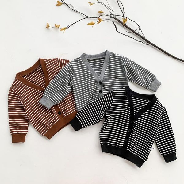 jackets 0-4y baby boys jacket coat 2021 autumn kids clothes striped long sleeve v neck single-breasted cardigan outerwear, Blue;gray
jackets 0-4y baby boys jacket coat 2021 autumn kids clothes striped long sleeve v neck single-breasted cardigan outerwear, Blue;gray