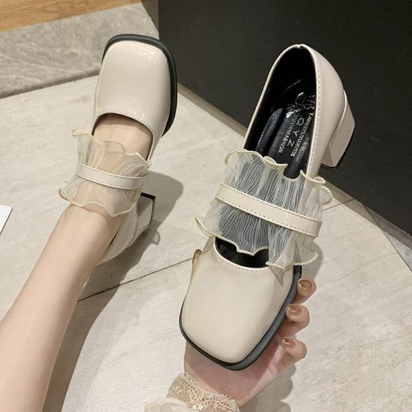 dress shoes rimocy elegant square toe heels pumps women fashion mesh slip on office ladies casual leather mary jane, Black
dress shoes rimocy elegant square toe heels pumps women fashion mesh slip on office ladies casual leather mary jane, Black