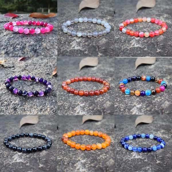 charm bracelets colorful striped agates bracelet women men 8mm round loose beads handmade couple friendship pulsera, Golden;silver
charm bracelets colorful striped agates bracelet women men 8mm round loose beads handmade couple friendship pulsera, Golden;silver