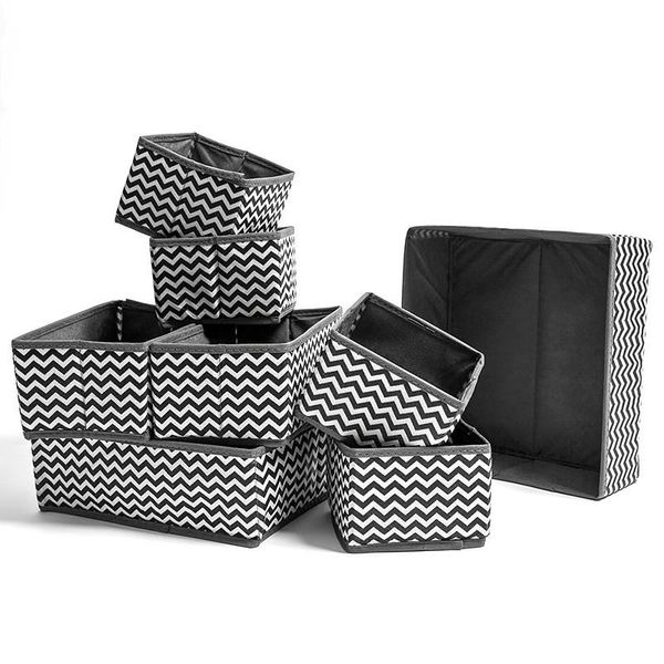storage drawers 6pcs non-woven box underwear foldable drawer sock clothing sorting bra closet container home
storage drawers 6pcs non-woven box underwear foldable drawer sock clothing sorting bra closet container home