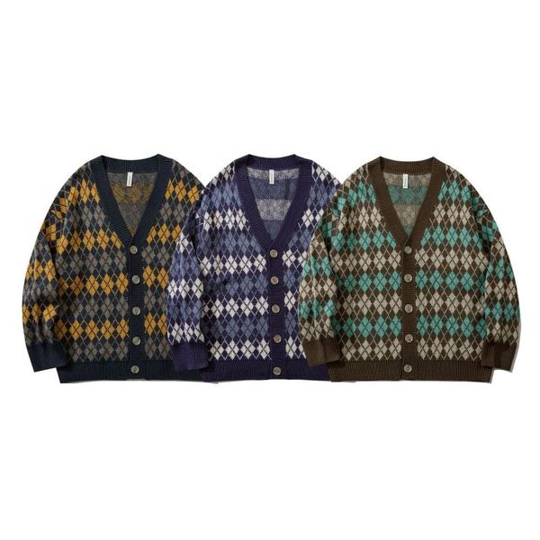 men's hoodies & sweatshirts sweater jacket fall/winter 2021 retro loose cardigan knit outer wear casual all-match student, Black
men's hoodies & sweatshirts sweater jacket fall/winter 2021 retro loose cardigan knit outer wear casual all-match student, Black